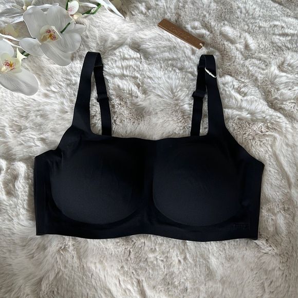 SKIMS Naked Scoop Bra Onyx Size L - Picture 2 of 7